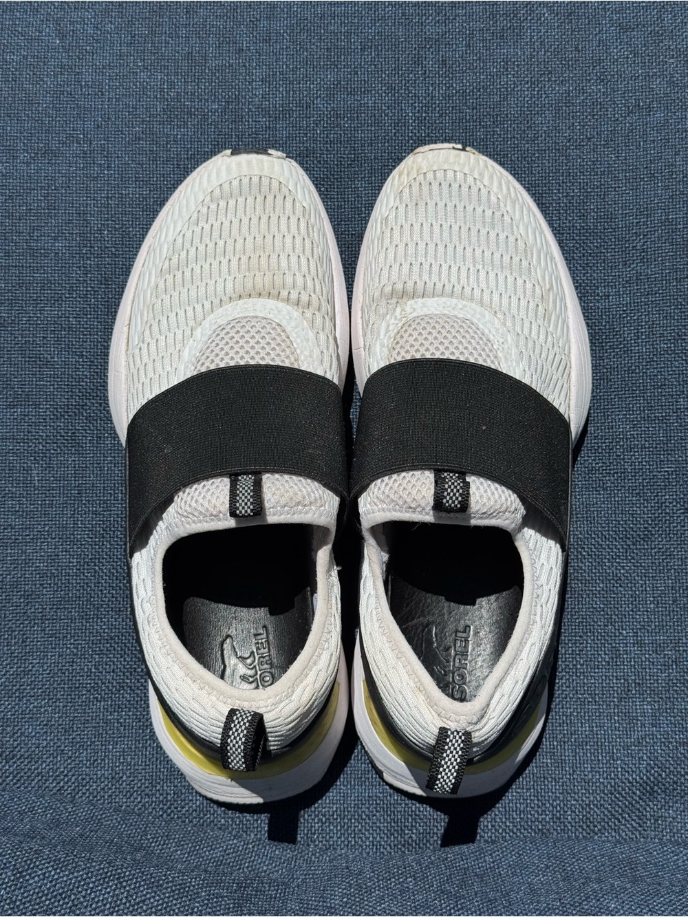 Sorel Kinetic Impact II Strap Black and White Sneaker